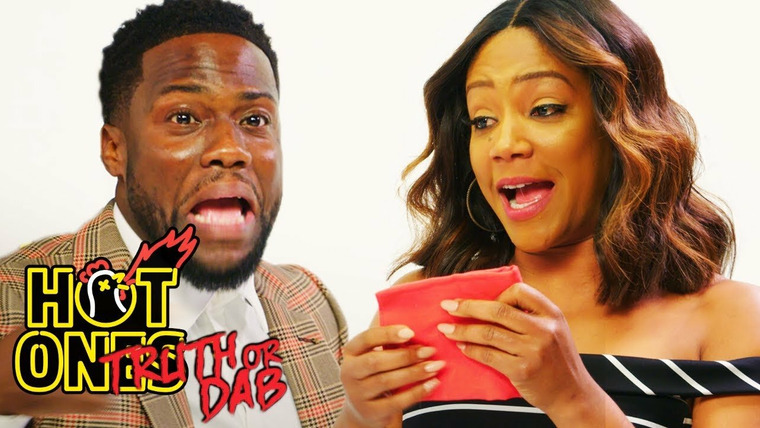 Hot Ones — s06 special-3 — Kevin Hart and Tiffany Haddish Play Truth or Dab