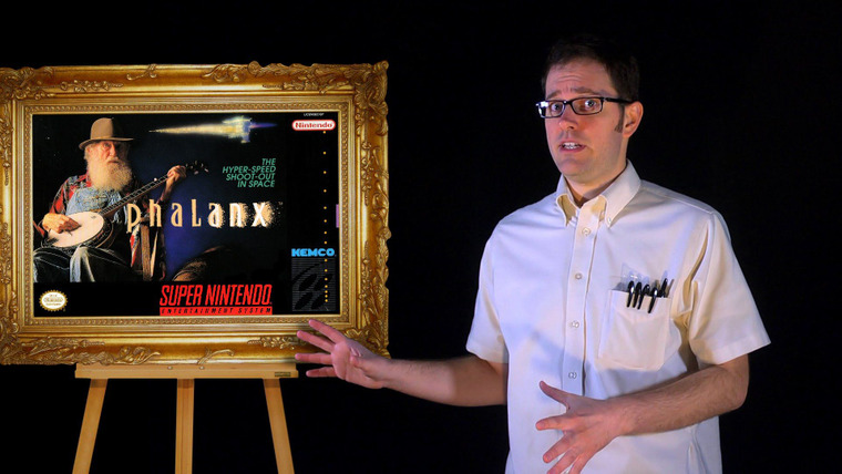 The Angry Video Game Nerd — s09 special-0 — Bad Game Cover Art #6 - Phalanx (SNES)