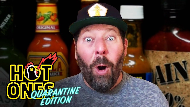 Hot Ones — s11 special-3 — Quarantine Edition: Bert Kreischer Returns For A Rematch Against Spicy Wings