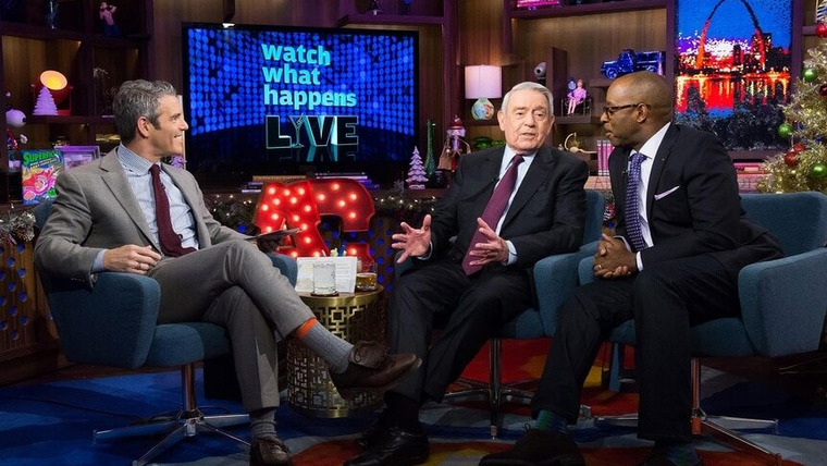 Watch What Happens Live — s13e201 — Dan Rather & Courtney Vance