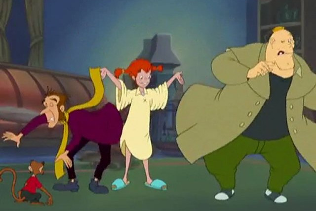 Пеппи Длинный чулок — s01e02 — Pippi Entertains Two Burglars
