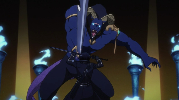 Sword Art Online — s01e09 — Blue-Eyed Demon