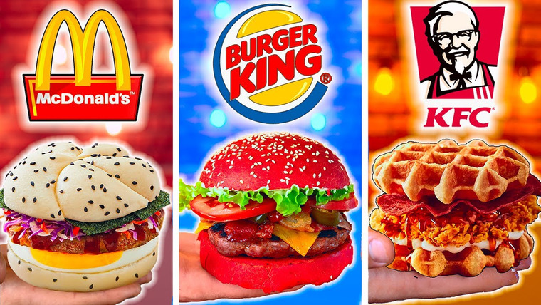 vanzai — s05e39 — ПОВТОРИЛ САМЫЕ РЕДКИЕ БУРГЕРЫ В МИРЕ ИЗ McDonald’s / Burger King / KFC