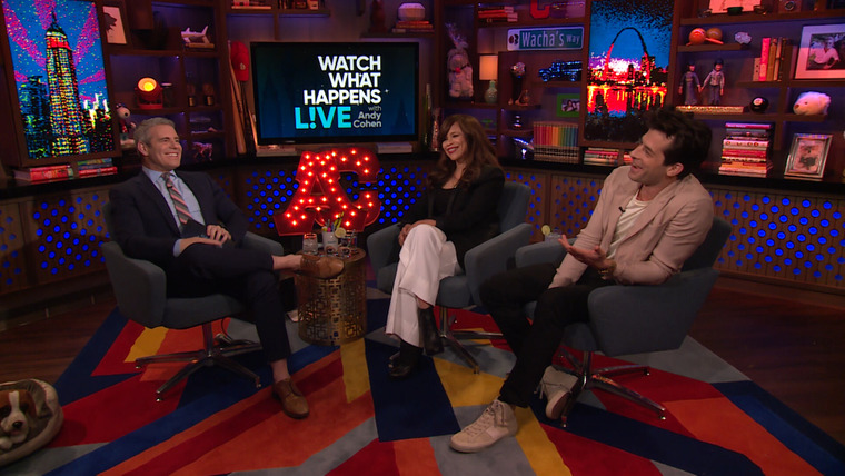 Watch What Happens Live — s16e93 — Rosie Perez and Mark Ronson