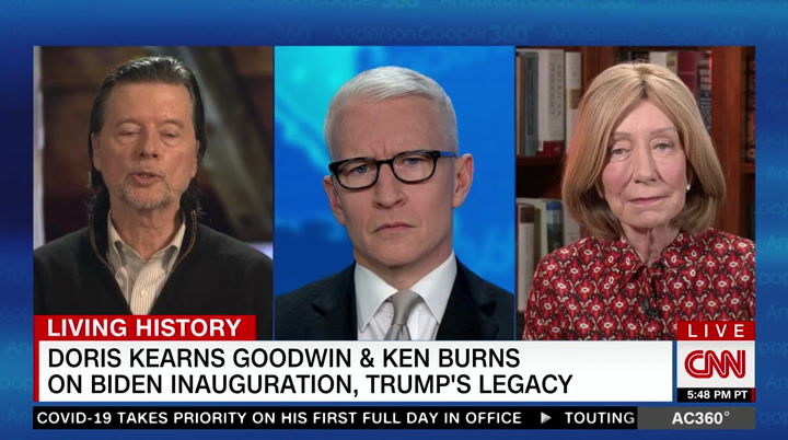 CNN Special Report — s2021e05 — Living History with Anderson Cooper, Doris Kearns Goodwin & Ken Burns