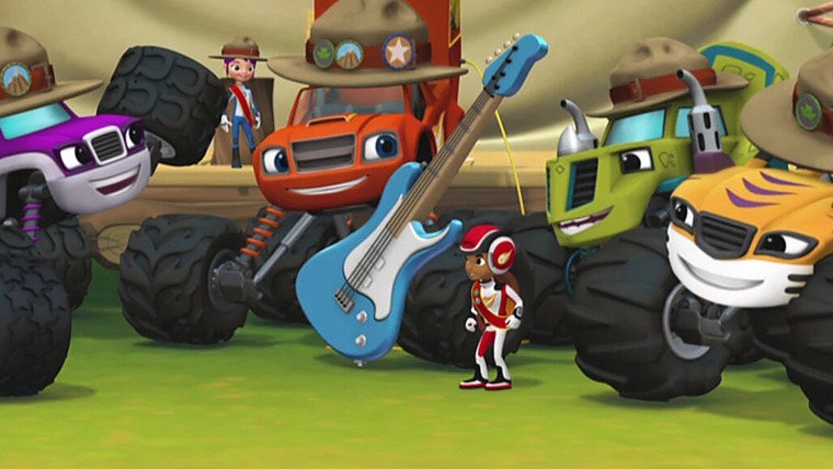 Blaze and the Monster Machines — s01e14 — Truck Rangers