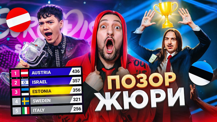 РАМУЗЫКА — s10e24 — Евровидение 2025: СКАНДАЛЬНЫЕ ИТОГИ, КИДАЛОВО Селин Дион и МАХИНАЦИИ ЖЮРИ! 🇦🇹🇮🇱🇪🇪🇸🇪