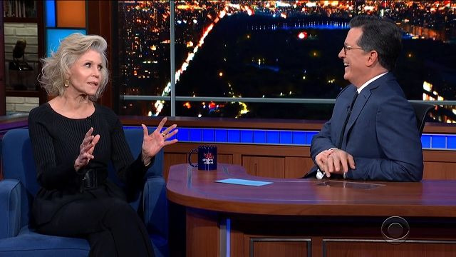 The Late Show with Stephen Colbert — s2020e01 — Jane Fonda, Tan France, Miranda Lambert
