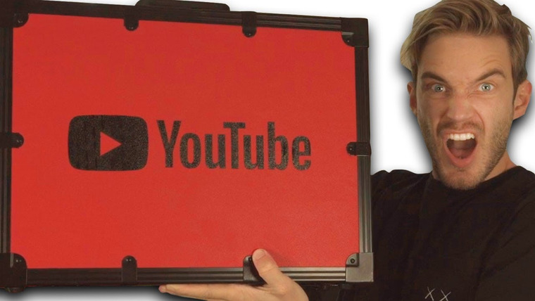 PewDiePie — s10e253 — Unboxing 100 MIL YouTube AWARD!