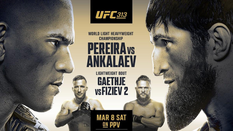 Юфс — s2025e09 — 313: Pereira vs Ankalaev Main card