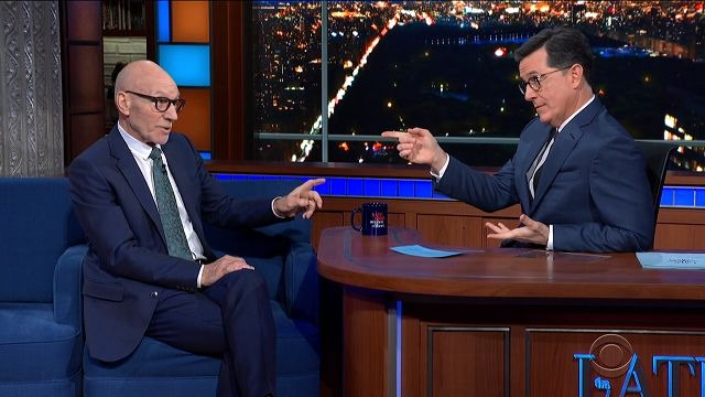 The Late Show with Stephen Colbert — s2020e11 — Patrick Stewart, Dick Cavett