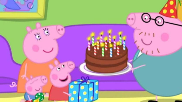 Свинка Пеппа — s02e50 — Daddy Pig's Birthday