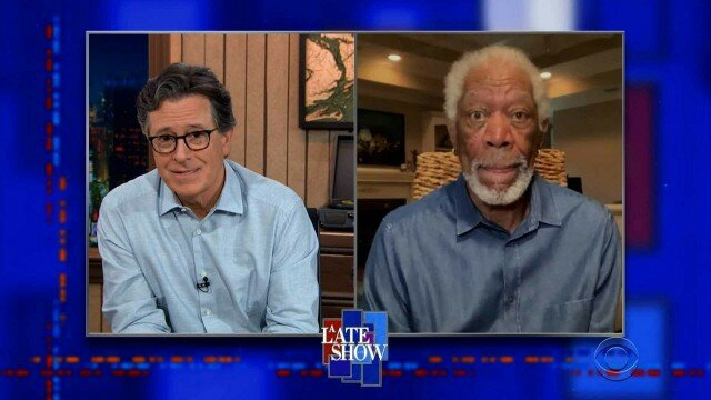 Вечернее шоу со Стивеном Колбером — s2021e70 — Morgan Freeman, Tig Notaro
