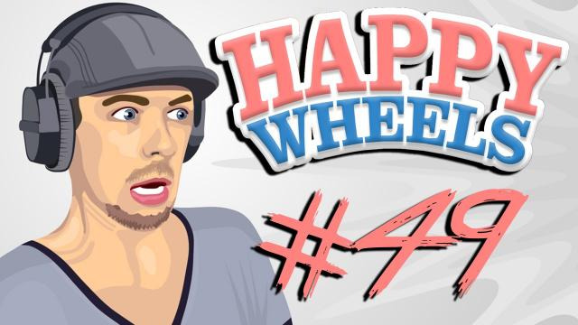 Jacksepticeye — s03e489 — Happy Wheels - Part 49 | 100% BOSS!!