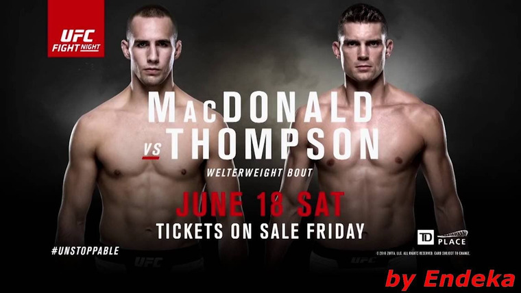 UFC Fight Night — s2016e11 — UFC Fight Night 89: MacDonald vs. Thompson