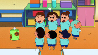 Crayon Shin-chan — s2012e34 — Being Popular is Not the Same as Wood Inlay / Daddy and Correspondance