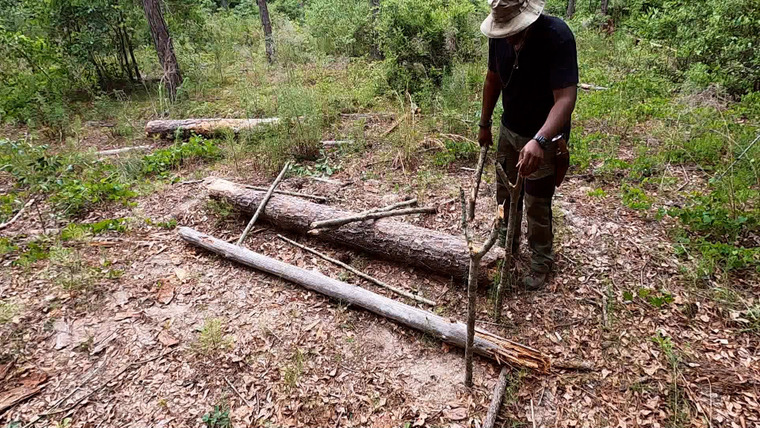 Alone: The Skills Challenge — s01e07 — Supersized Deadfall Trap