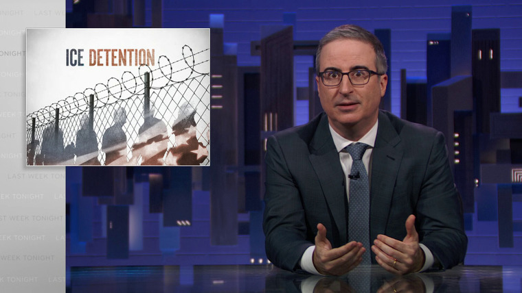 События прошедшей недели с Джоном Оливером — s12e04 — ICE Detention Facilities