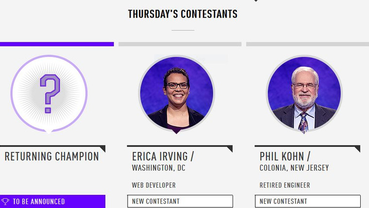 Jeopardy! — s2017e184 — Josh Hill Vs. Kristen Krikorian Vs. Tom Campq, show # 7704.