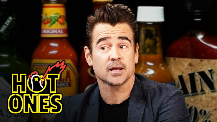 Hot Ones — s17e07 — Colin Farrell Searches for Meaning in the Pain of Spicy Wings