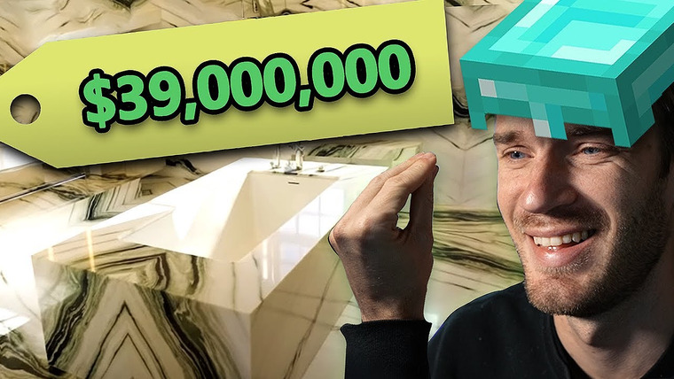 PewDiePie — s14e03 — $39,000,000 Minecraft House.