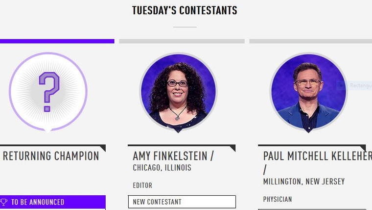 Jeopardy! — s2018e42 — Mary Ann Borer Vs. Lonnie Weis Vs. Chloe Sjuberg, Show # 7792.