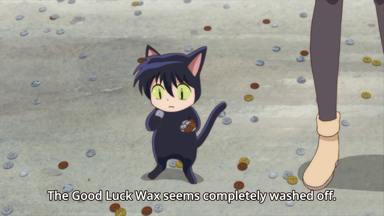 Kyoukai no Rinne — s03e23 — Good Luck Wax / Maneko and Kotomi / Where's My Money?