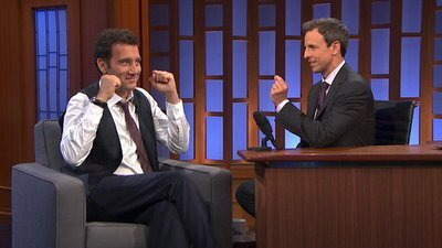Late Night with Seth Meyers — s2014e83 — Clive Owen, Sarah Paulson, Chase Rice