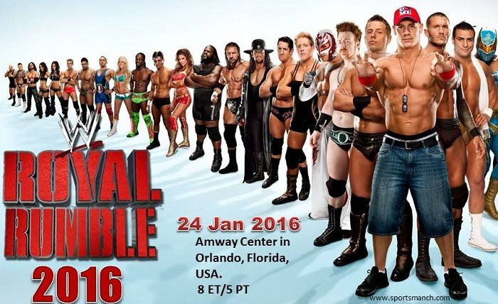WWE Premium Live Events — s2016e01 — 2016 Royal Rumble - Amway Center, Orlando, Florida