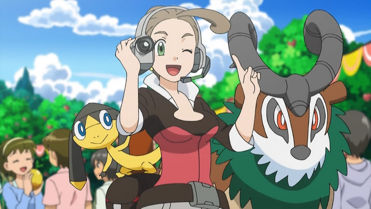 Pokémon the Series — s16e37 — The Journalist from Another Region!