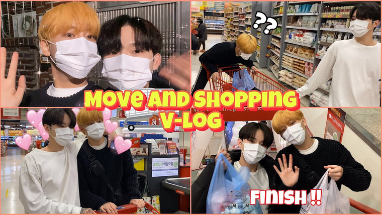 Bosungjun — s2021e11 — Our sweet honeymoon house. Shopping for the first day of moving Vlog💕