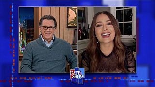 The Late Show with Stephen Colbert — s2021e22 — Salma Hayek, Mark Harris