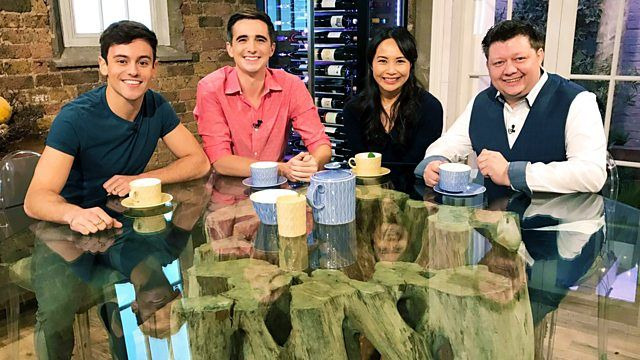 Saturday Kitchen Live — s19e01 — Ching-He Huang, Mark Greenaway, Tom Daley, Olly Smith