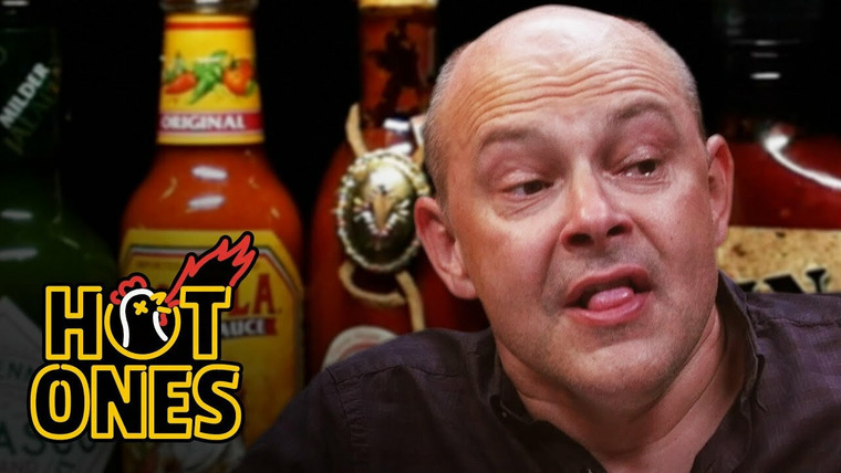 Hot Ones — s02e17 — Rob Corddry Cries Real Tears Eating Spicy Wings