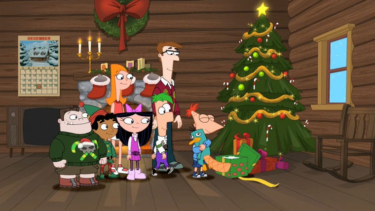 Финес и Ферб — s03e27 — Phineas and Ferb Family Christmas Special
