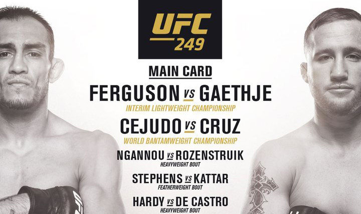 UFC PPV Events — s2020e04 — UFC 249: Ferguson vs. Gaethje