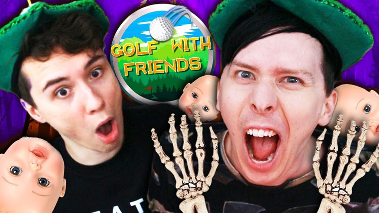 Dan and Phil — s04e61 — THE SCARIEST SPORT - Dan and Phil play: Golf With Friends #4
