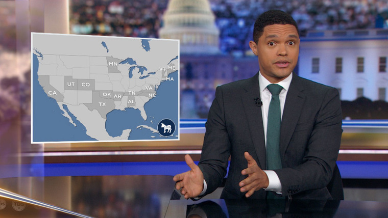 The Daily Show with Trevor Noah — s2020e29 — Votegasm 2020: Super Tuesday—Enough of this One-State-at-a-Time-Bullshit