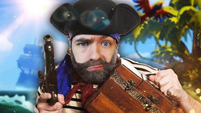 Jacksepticeye — s07e52 — IT'S A PIRATE'S LIFE FOR US! | Sea Of Thieves #1 w/Robin