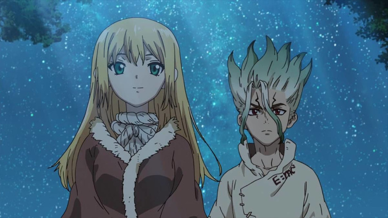 Dr. Stone — s01e17 — A Hundred Nights and a Thousand Skies