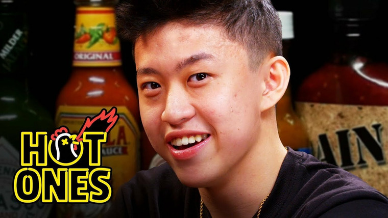 Hot Ones — s05e04 — Rich Brian Experiences Peak Bromance While Eating Spicy Wings