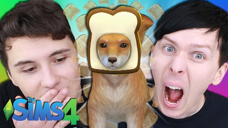 Dan and Phil — s04e68 — DRESSING UP OUR DOG - Dan and Phil Play: Sims 4 #47