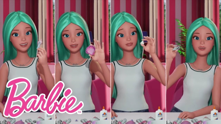 Barbie Vlogs — s01e46 — DIY Mermaid Crown