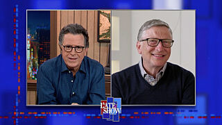Вечернее шоу со Стивеном Колбером — s2021e28 — Bill Gates, Tune-Yards