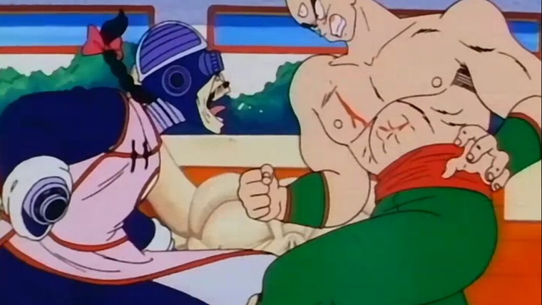 Драконий жемчуг — s05e14 — Tien Shinhan vs. Mercenary Tao