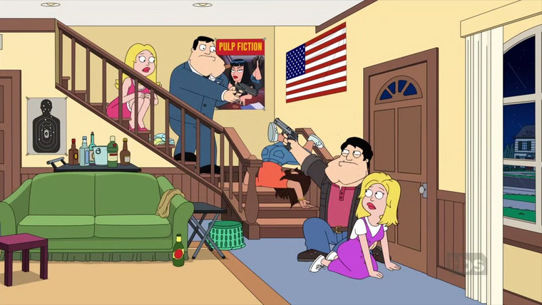 American Dad! — s17e13 — Stan & Francine & Stan & Francine & Radika