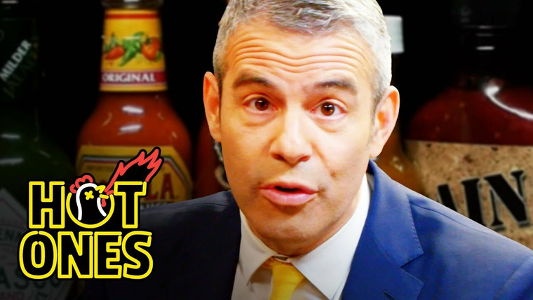 Hot Ones — s03e19 — Andy Cohen Spills the Tea While Eating Spicy Wings