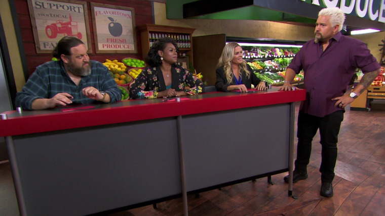 Guy's Grocery Games — s19e09 — All-Seafood Battle