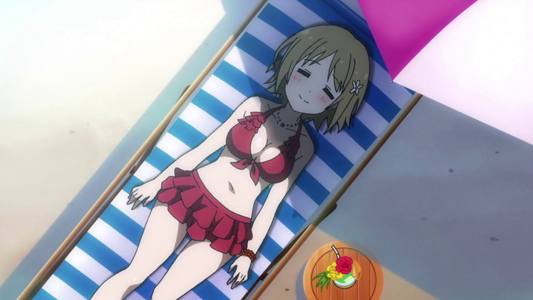 The Idolm@ster Cinderella Girls Gekijou — s01e12 — Can`t Hide My Cuteness / Let`s Forget It for Now / Vacation... at the Beach