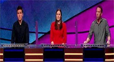 Jeopardy! — s2019e101 — Heather Nelson Vs. Sarah Frontiera Vs. Cheyenne Simmons, Show # 8081.